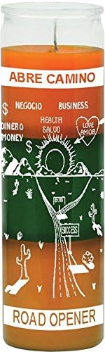 Products Road Opener Orange/Green/Gold Candle - Silkscreen 3 Color 7 Day (2PACK)