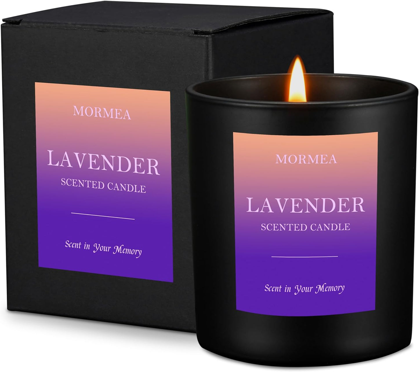 Scented Candles, Lavender Aromatherapy Candles for Home Scented, Natural Soy Wax Candles, 8oz Long Lasting Candle Gifts for Men & Women, Jar Candles for Birthday & Holiday