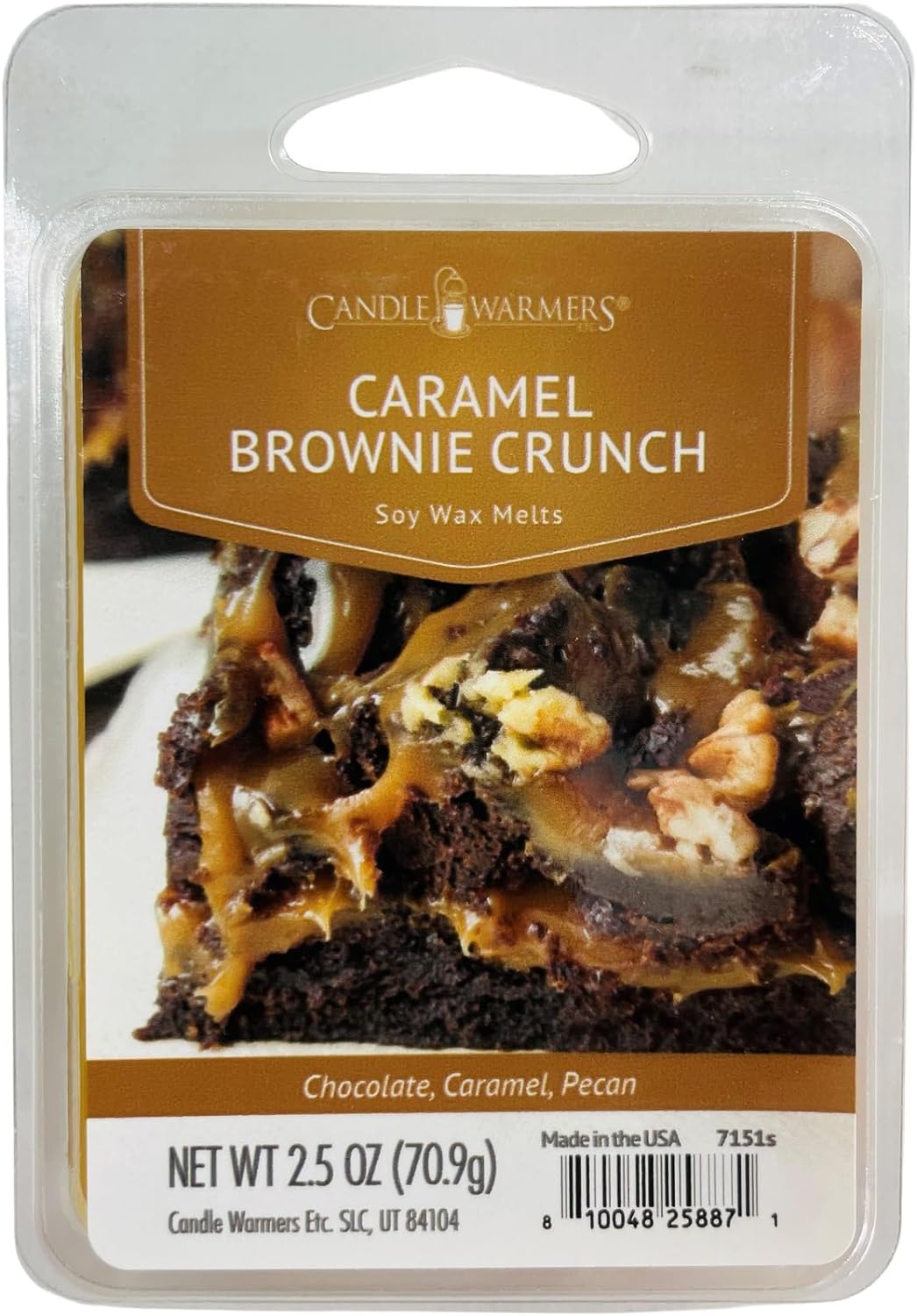Candle Warmers Soy Wax Melts Caramel Brownie Crunch Set of 4
