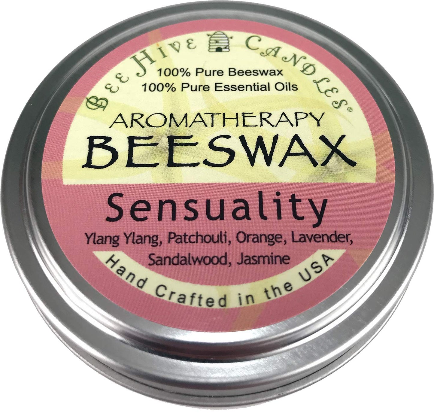 Aromatherapy Beeswax Travel Tin (Sensuality, 6oz)