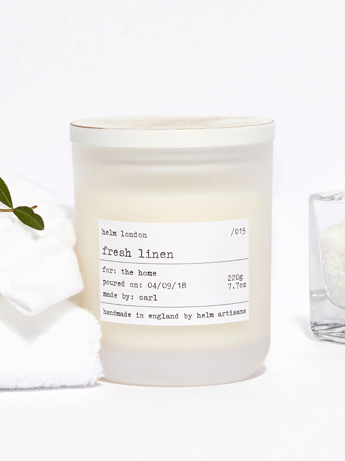 Fresh Linen Luxury Candle