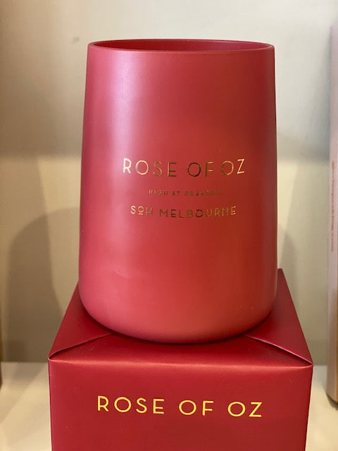SoH Rouge Matte Glass Candle