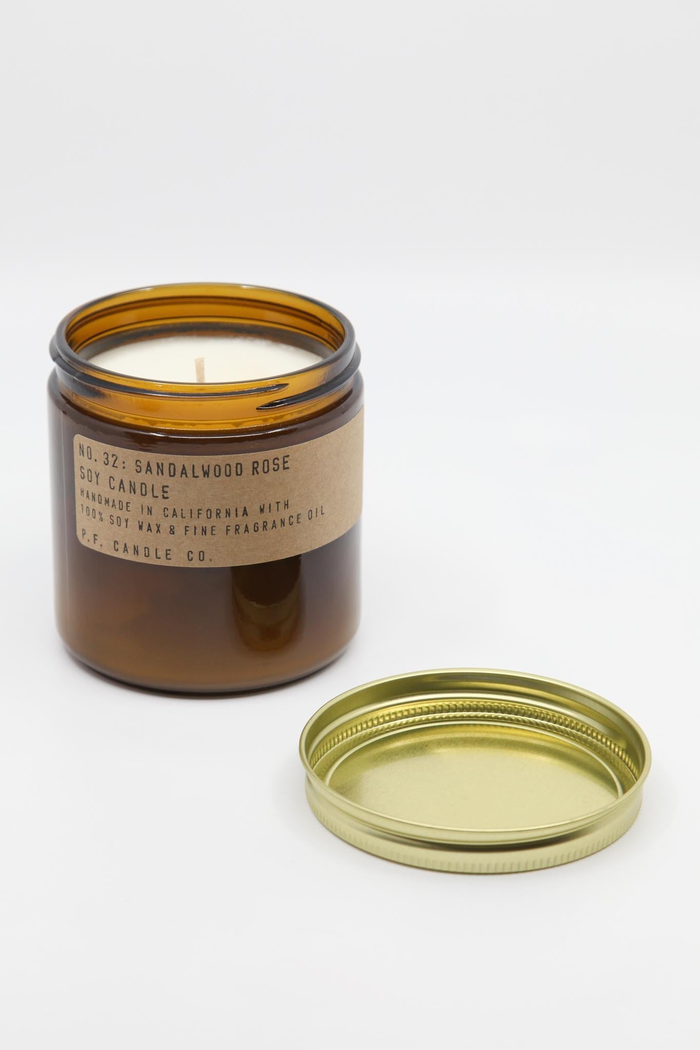 Large Soy Candle - Sandalwood rose