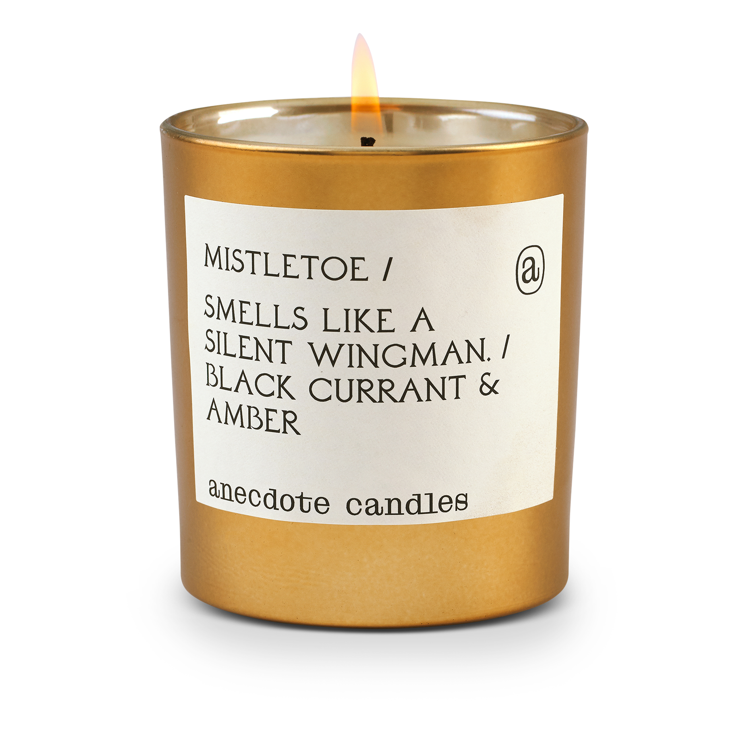MISTLETOE GOLD TUMBLER CANDLE (LIMITED EDITION)