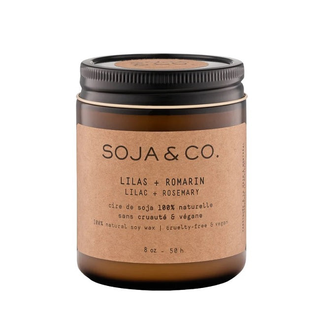 Soja & Co. Natural Soy Wax Candle Lilac + Rosemary 220g