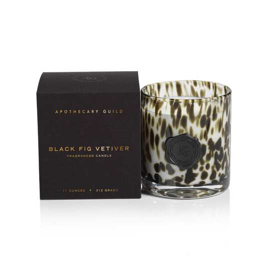 AG Opal Glass Candle - Black