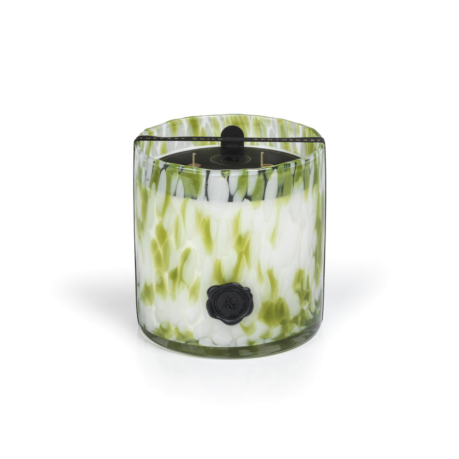 AG Opal Glass Candle - Green - Sicilian Lemon Bergamot