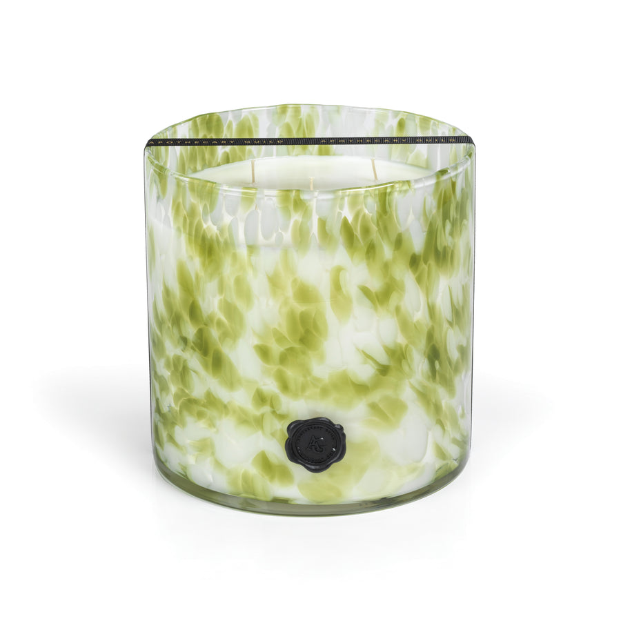 AG Opal Glass Candle - Green - Sicilian Lemon Bergamot