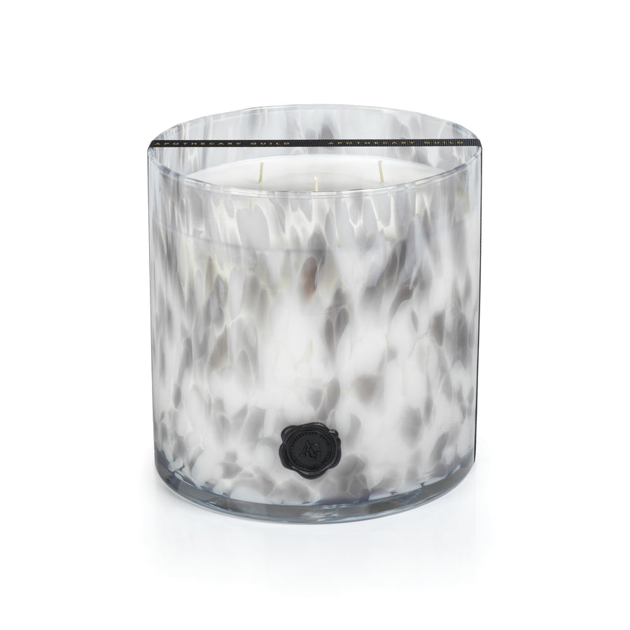AG Opal Glass Candle - Clear & Gray