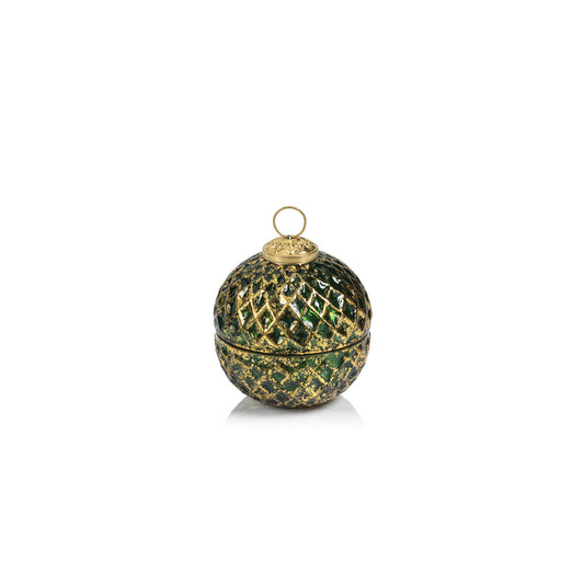Beehive Ornament Scented Candle - Green