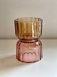 Alba Glass Candleholder