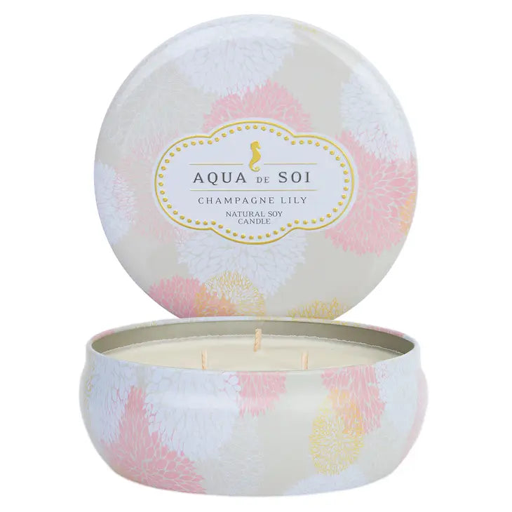 Champagne Lily - Triple Wick