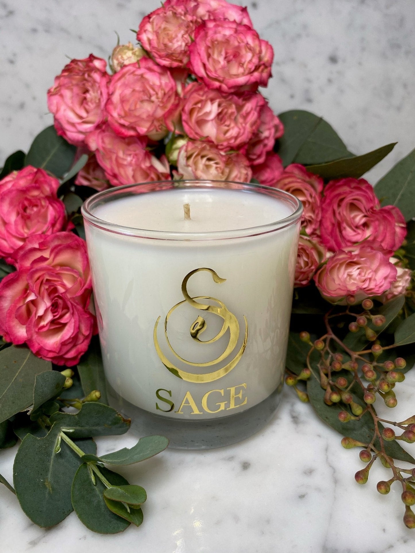Garnet 8 oz Luxury Refill Candle by Sage