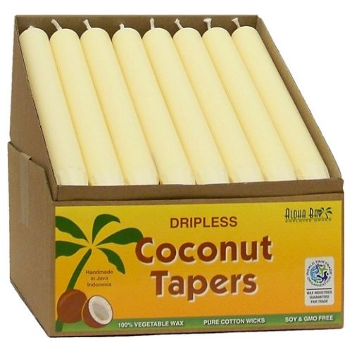 Aloha Bay, Coco Taper 9, Cream 32 Count