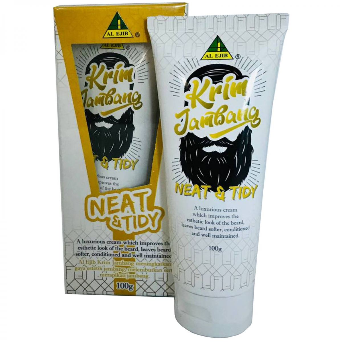 Al Ejib, Krim Jambang, Neat & Tidy, 100 g