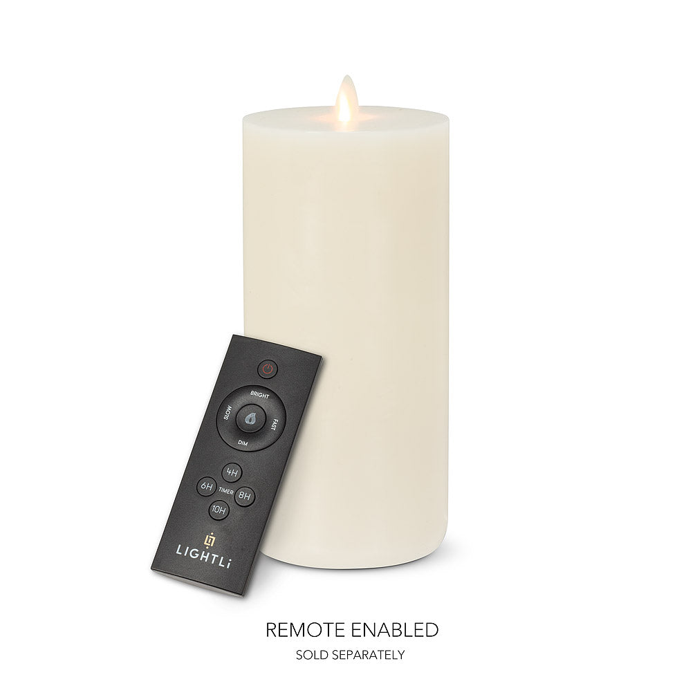 Scented  Ivory LightLi Candle - Remote Enabled