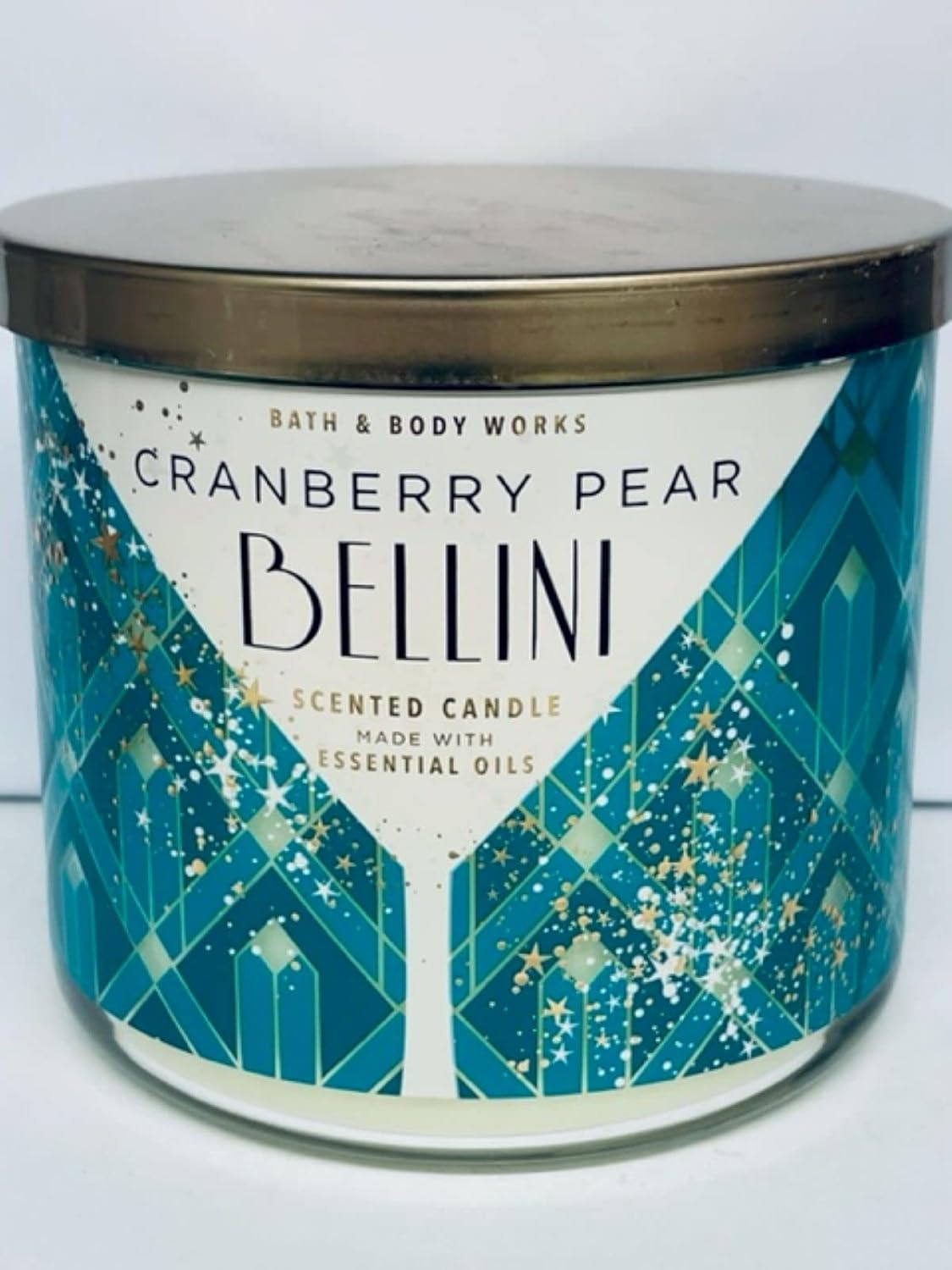 Bath & Body Works Cranberry Pear Bellini 3-wick Scented Candle 14.5 Oz