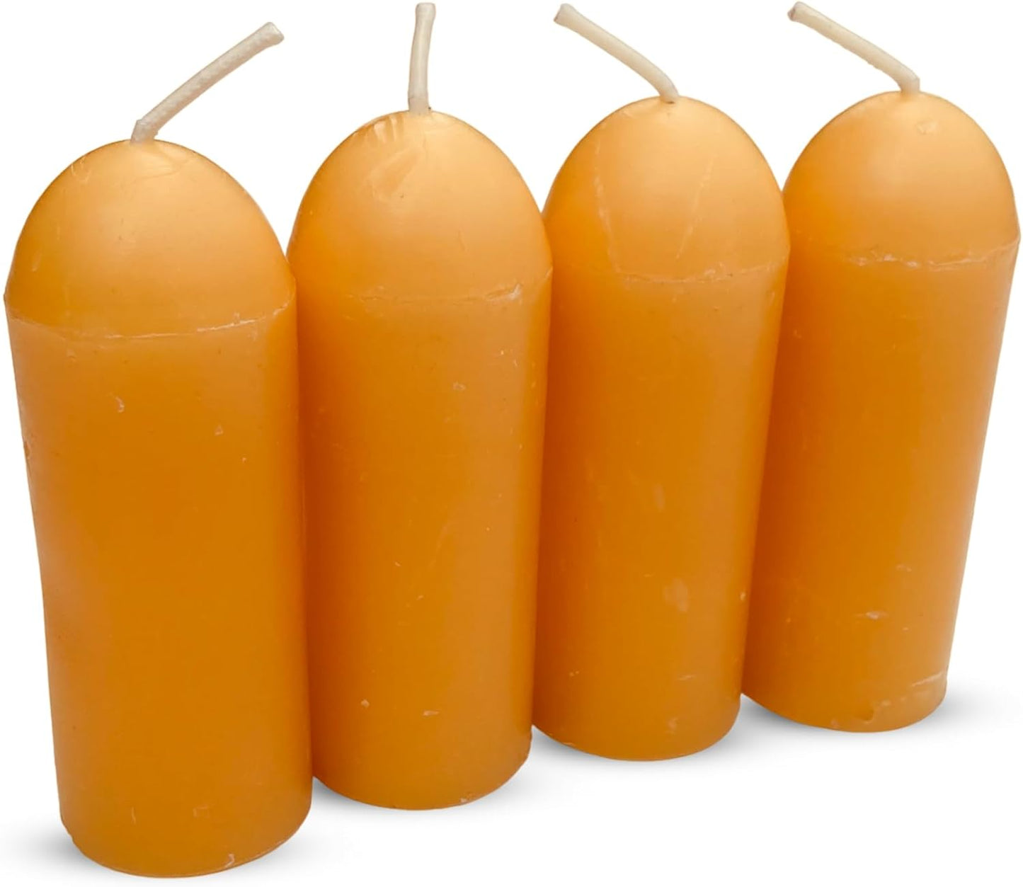 BeeTheLight Beeswax Lantern Candles (3.5" x 1.25") - Smokeless Unscented Candle - 12 Hours Burn Time Each - Natural & Pure Beeswax Candle - Handmade Camping Candle for Lanterns & Chandeliers