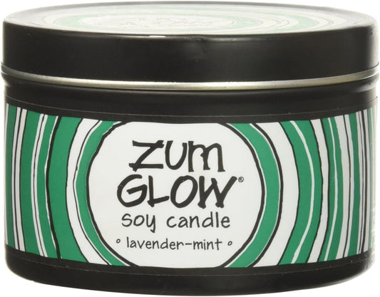 Indigo Wild Zum Glow Soy Candles, Lavender and Mint