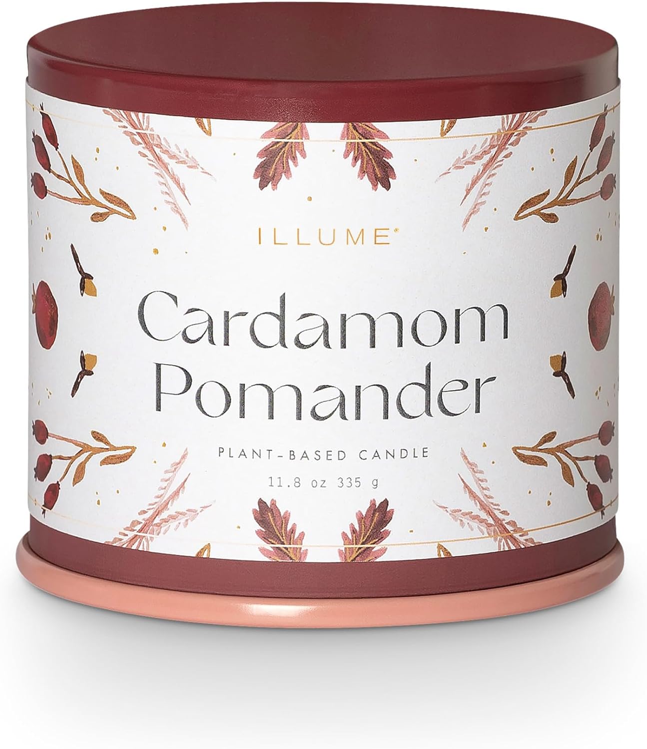 ILLUME Vanity Tin Candle, Cardamom Pomander, Signature 11.8 oz.