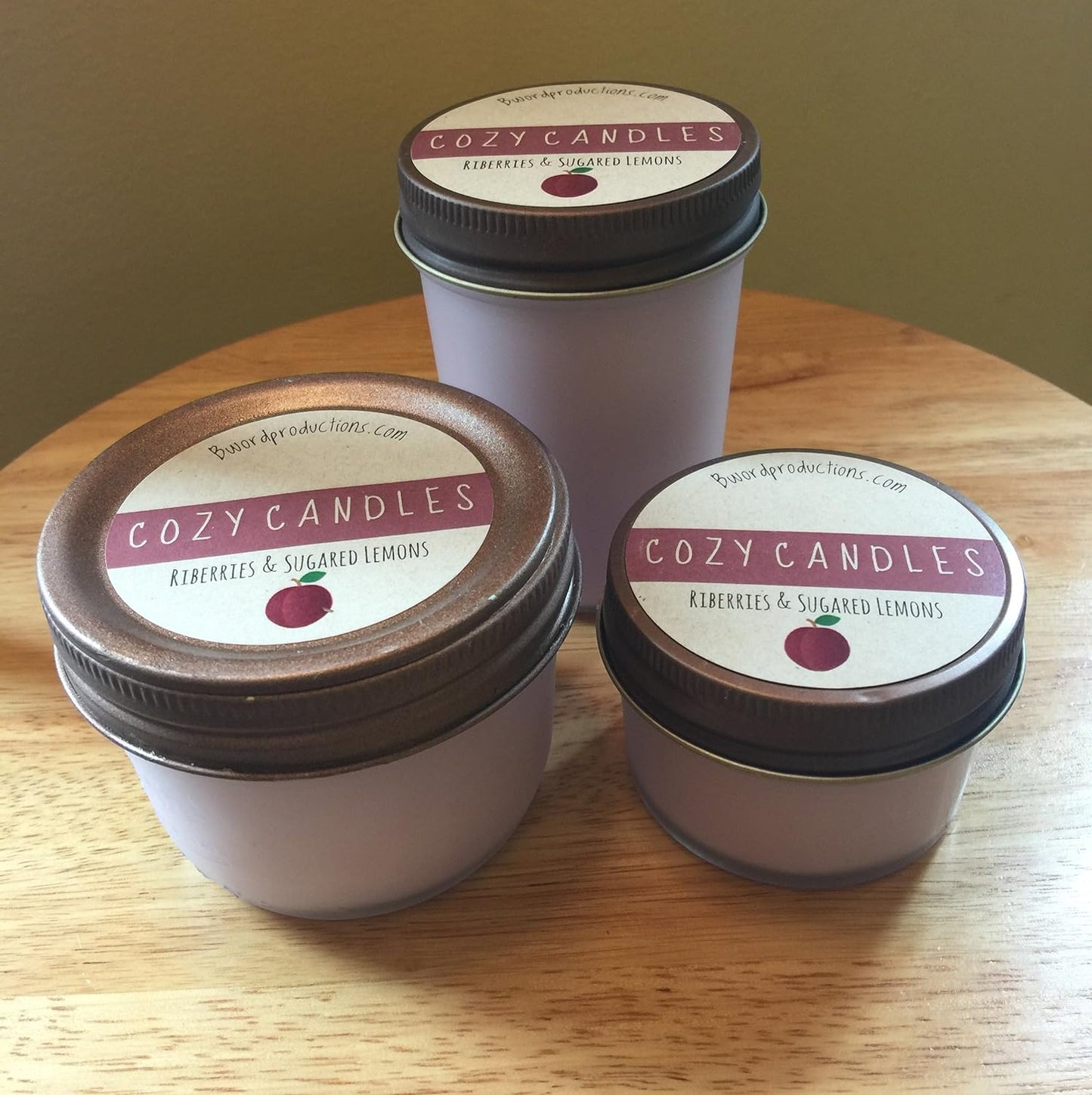 Riberries & Sugared Lemons ~ COZY Candles (COZY Melt)