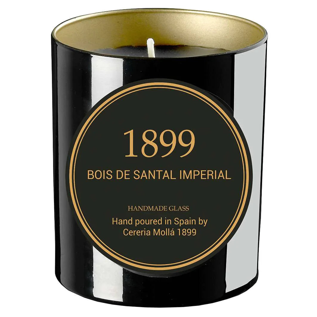Black & Gold Luxury Scented Candle | Bois de Santal Imperial | 8oz