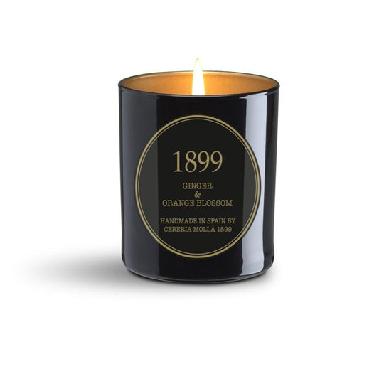Black & Gold Luxury Scented Candle | Ginger & Orange Blossom | 8oz