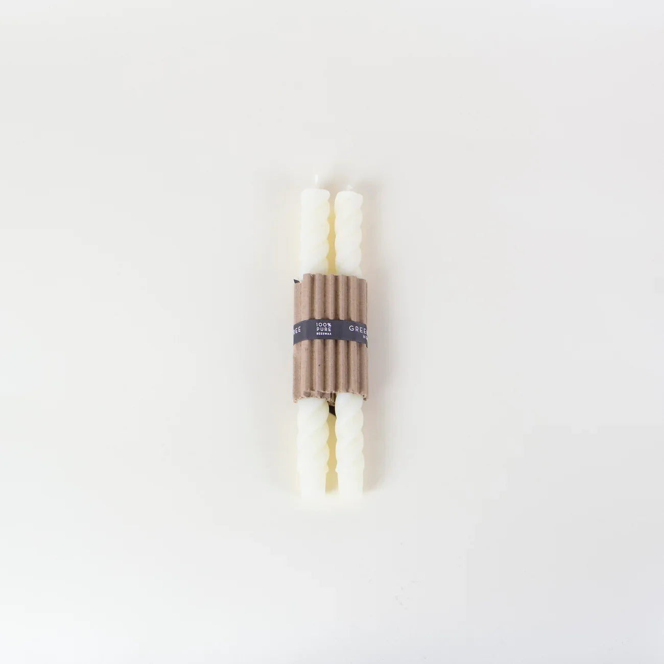 Rope Candles (pair) - 10" - (three colors)