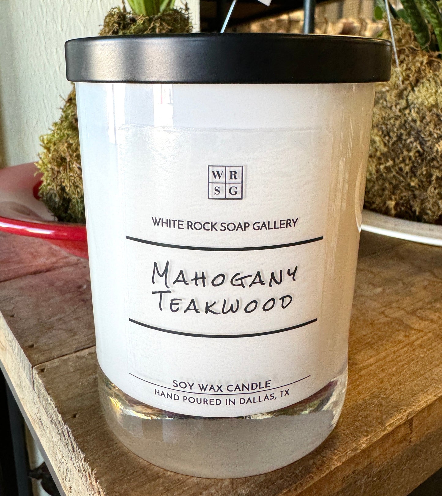 Soy Wax Candle 10.5 oz White Jar