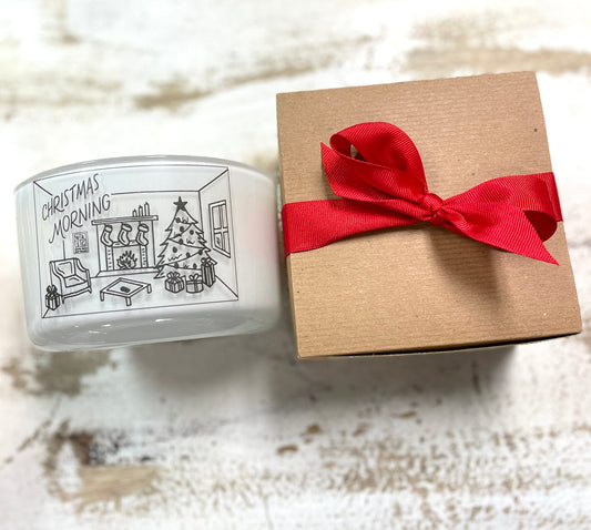 Soy Wax Candle 3 Wick - Limited Edition Christmas Morning