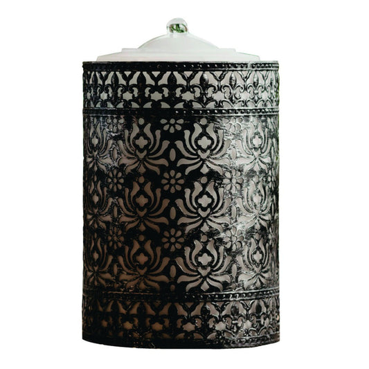 Patio Essentials 40344 AquaFlame Cascading Table Top Fountain, Silver