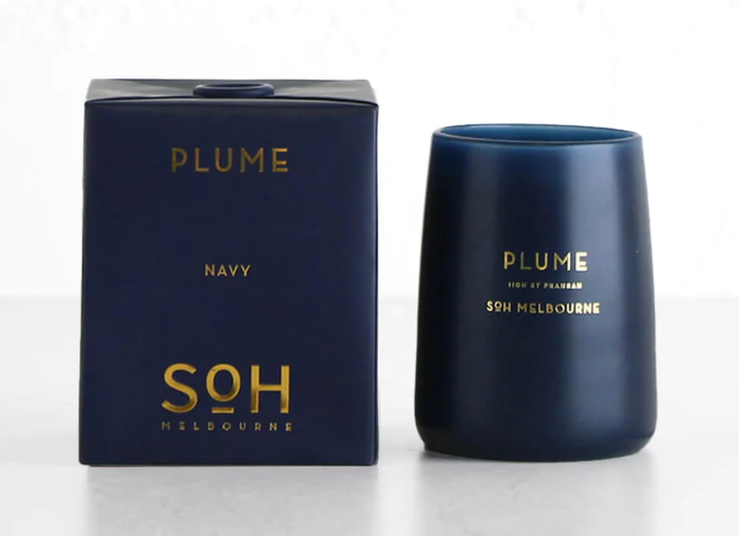 SoH Navy Matte Candle