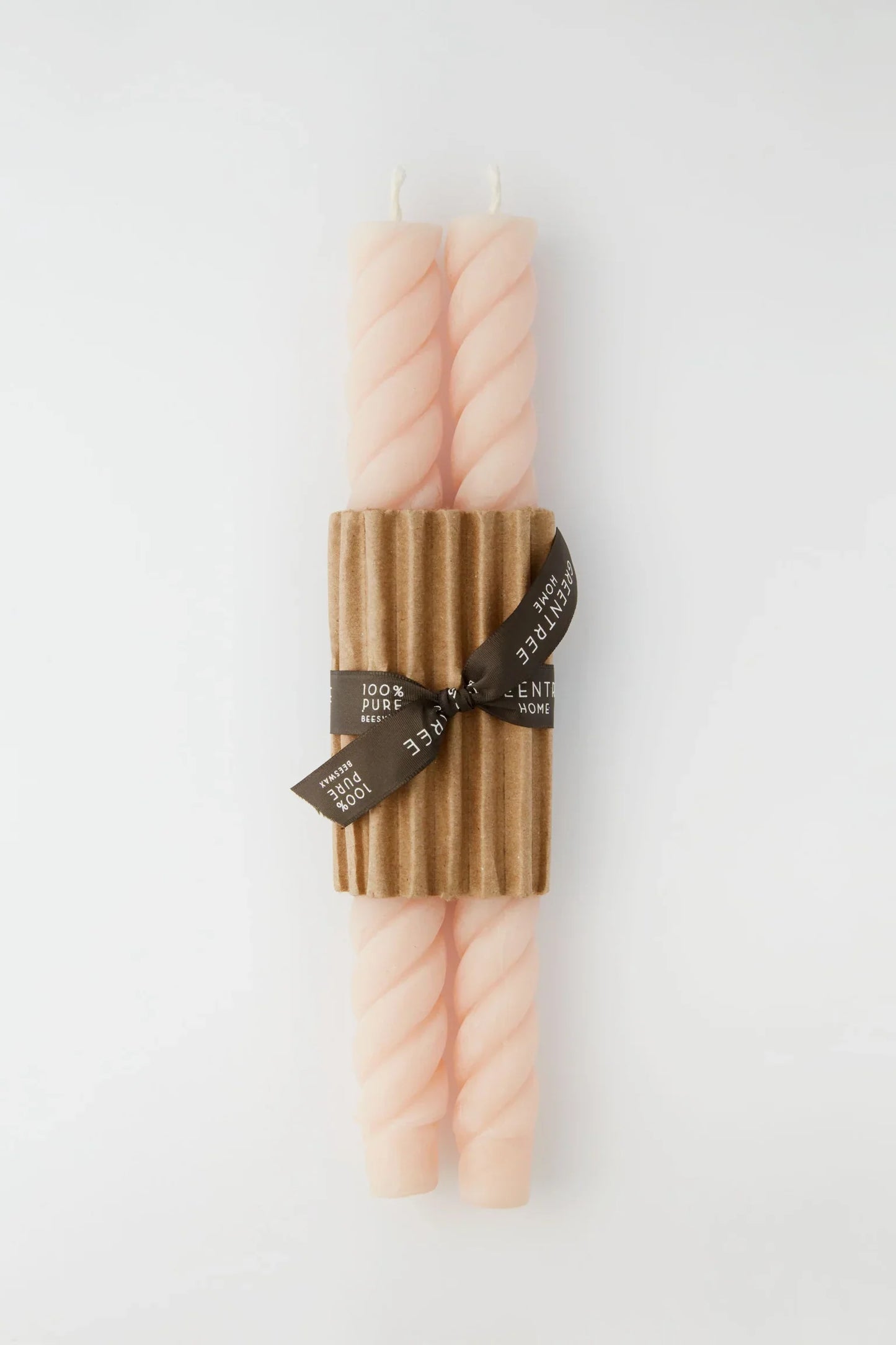 Rope Candles (pair) - 10" - (three colors)