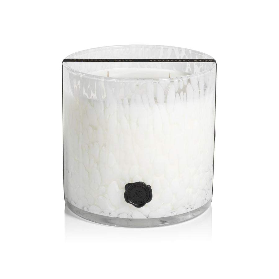 AG Opal Glass Candle - White - Gardenia