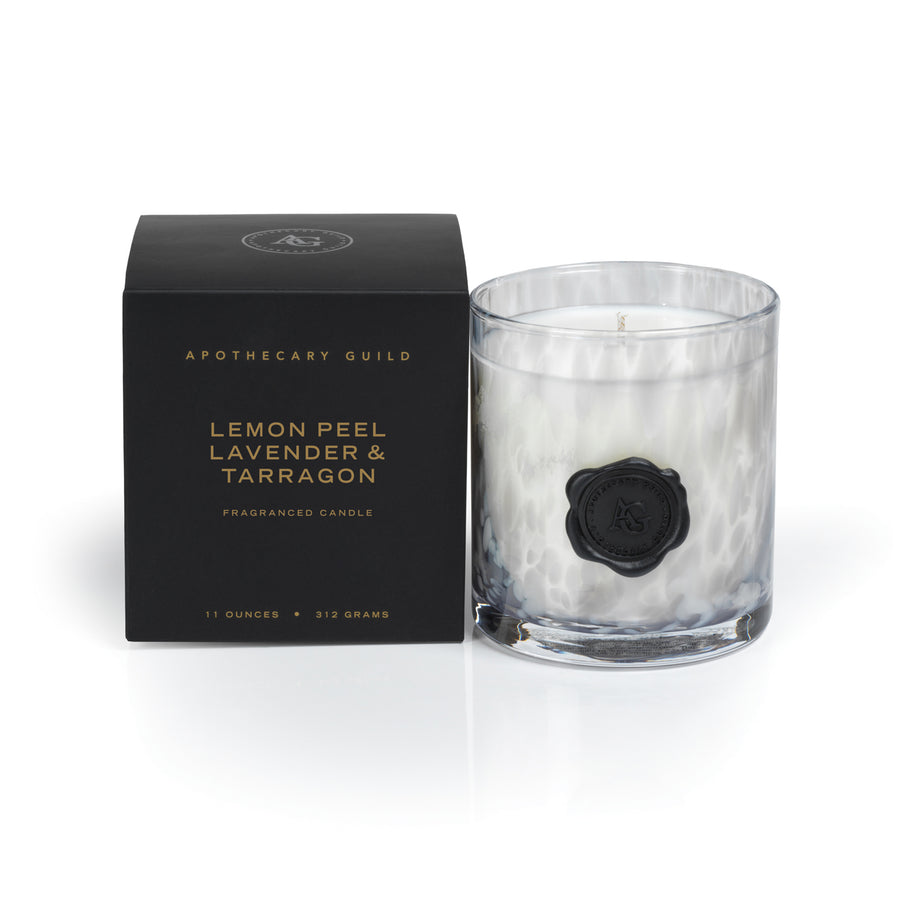 AG Opal Glass Candle - Clear & Gray