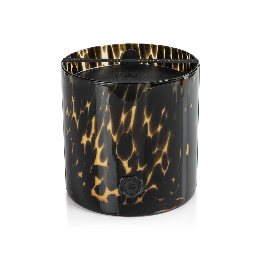 AG Opal Glass Candle - Amber & Black