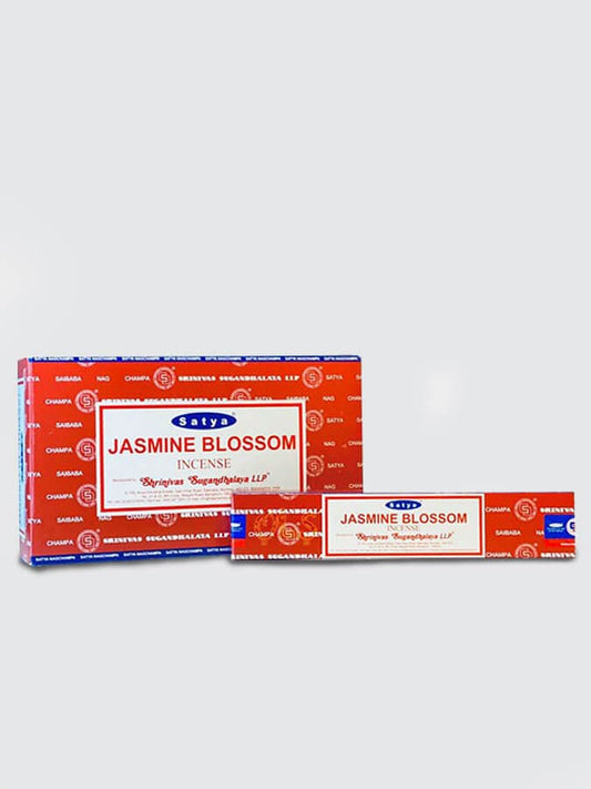 Satya Incense Sticks 15g Pack of 12 - Jasmine Blossom