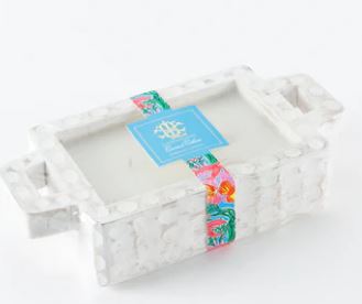 Whitewashed Rectangle Bowl