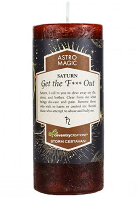 Astro Magic Saturn Get The F*** Out | CANDLE