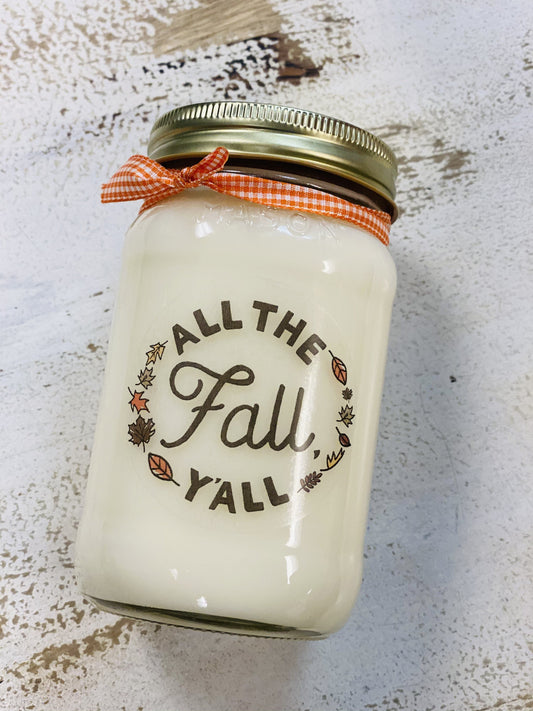 Soy Wax Candle - All The Fall, Y'all