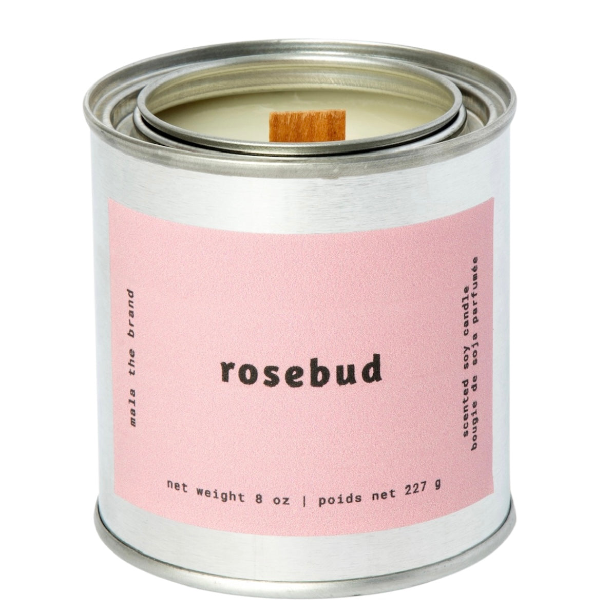 Rosebud Candle | Cream + Rose + Cedarwood