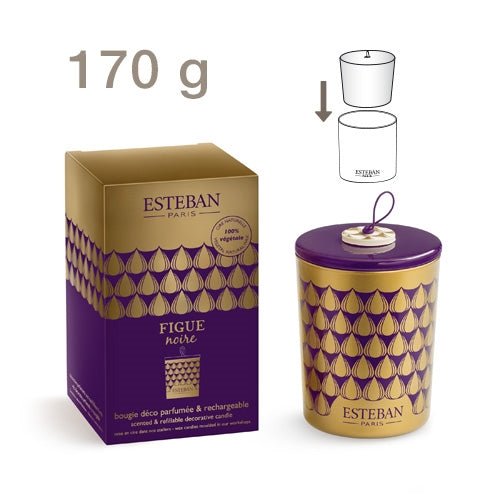 Scented Decorative Candle | Figue Noire