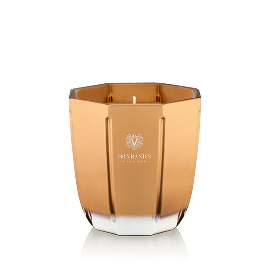 Scented Candle in a Metallic Gold Vase | Oud Nobile