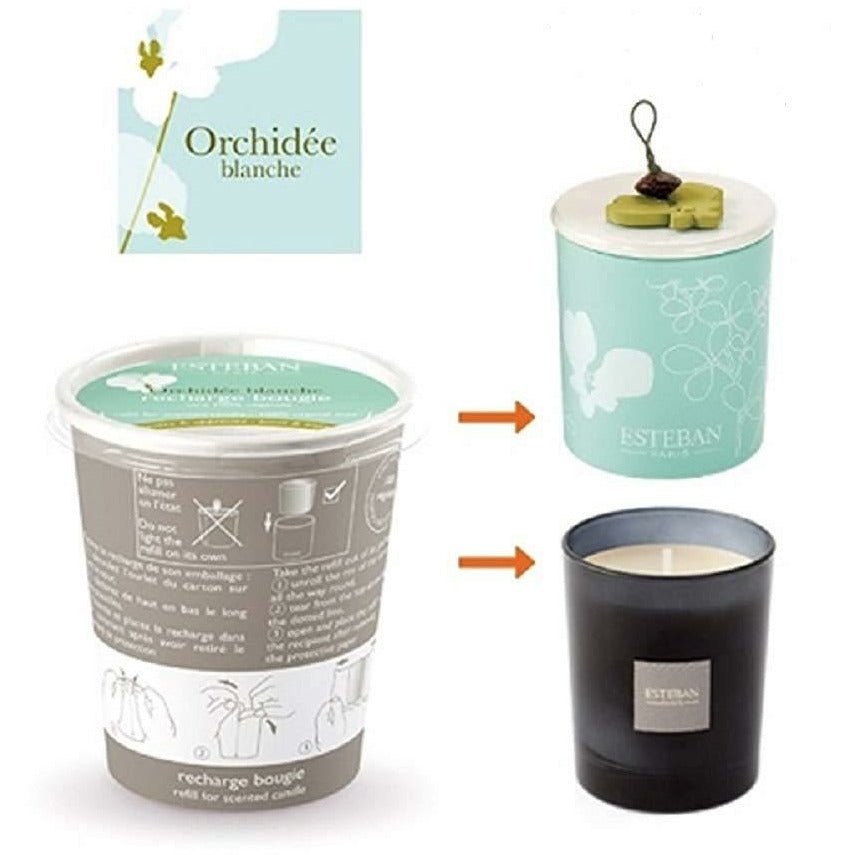 Refill for Scented & Decorative Candle | Orchid White