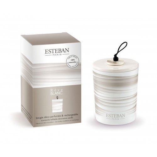 Scented Decorative Candle | Reve Blanc