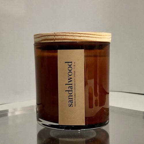 sandalwood scented candle - zoter Shop